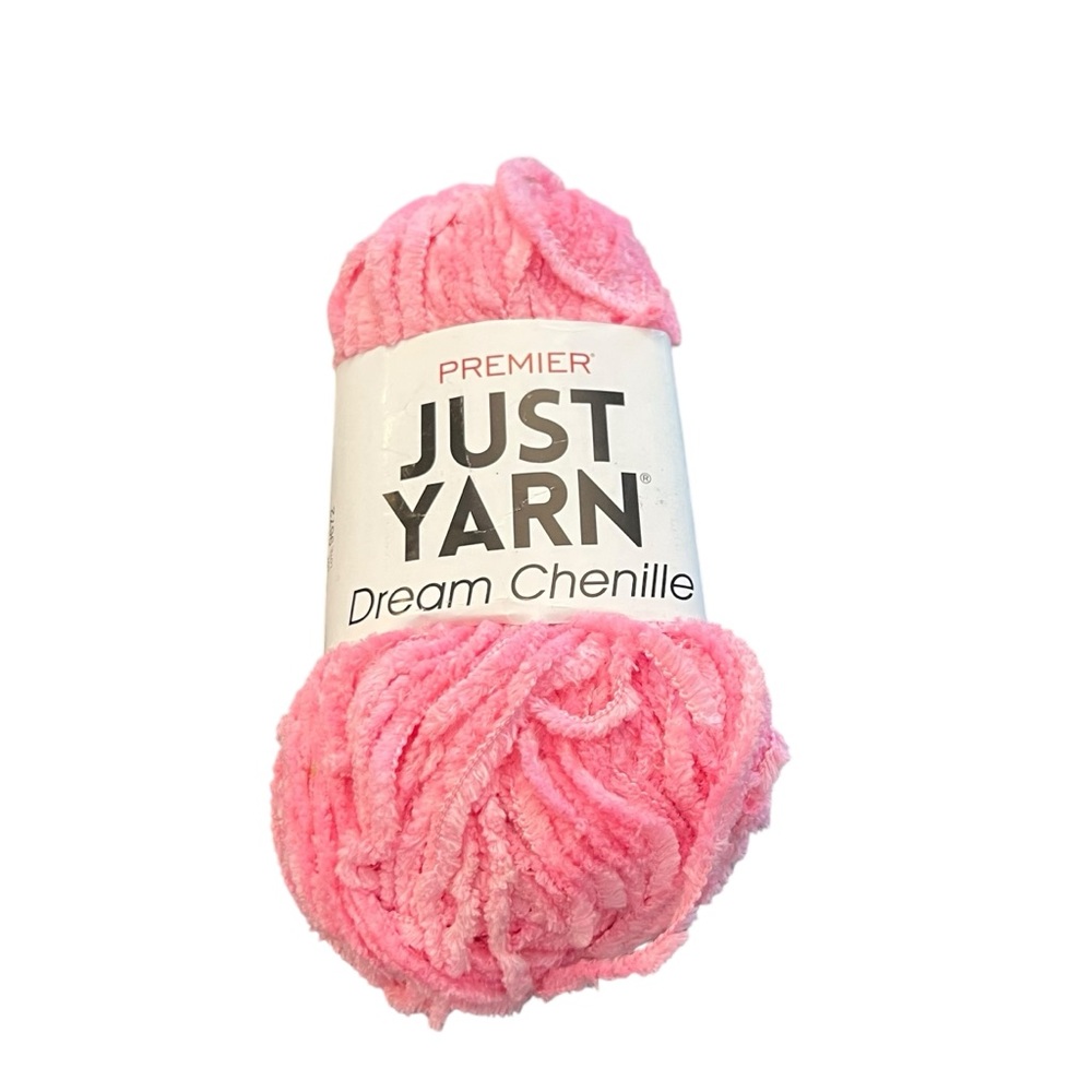 NEW Skein Premier Just Yarn Dream Chenille Candy Heart So‎ Soft! 1.76 Oz 73 Yrd